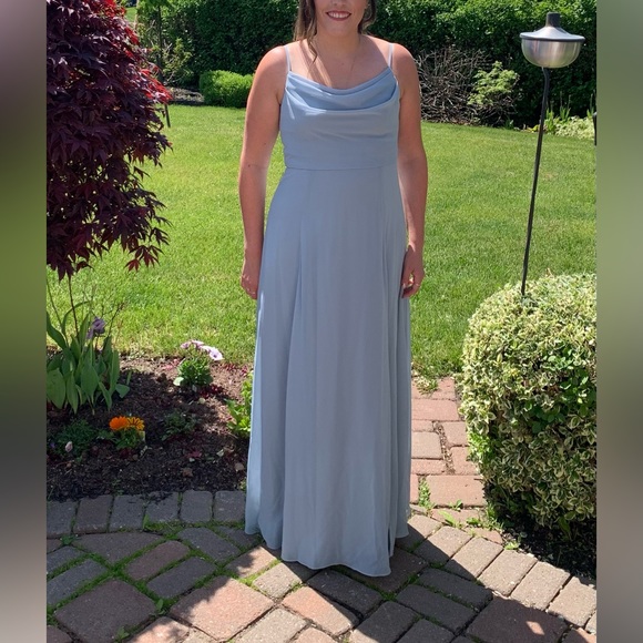 David’s Bridal Chiffon Bridesmaid Dress - Picture 2 of 2